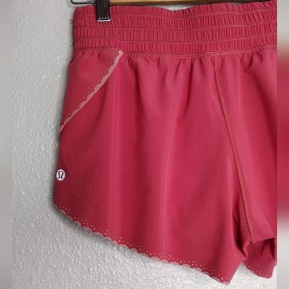 Lululemon Free Spirit Fireside Lined High Rise Active Running Athletic Shorts - Picture 6 of 15